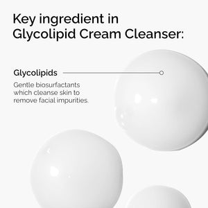 Glycolipid Cream Cleanser, Gentle Makeup Removal