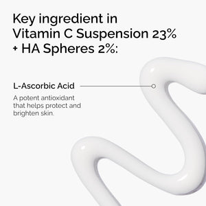 Vitamin C Suspension 23% + Hyaluronic Acid Spheres 2%, Serum