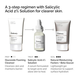 The Acne Set, 3-Step Skin Regimen with Glucoside Foaming Cleanser