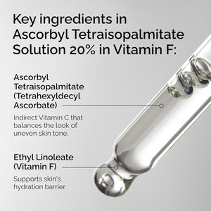 Ascorbyl Tetraisopalmitate Solution 20% in Vitamin F, Hydrating Vitamin C