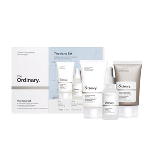 The Acne Set, 3-Step Skin Regimen with Glucoside Foaming Cleanser